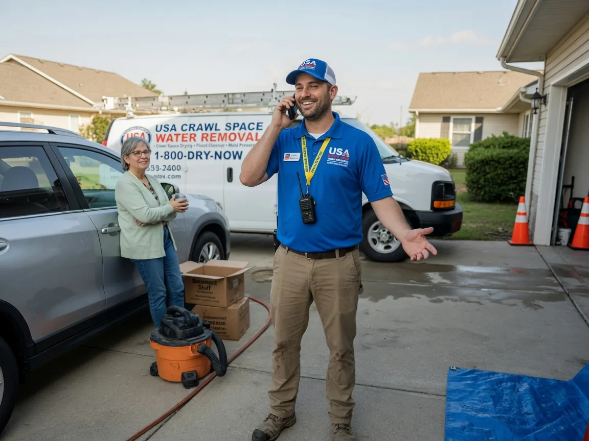 Crawl Space Water Removal Amelia, LA FAQs